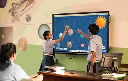 Màn hình phẳng tương tác cho giáo dục
